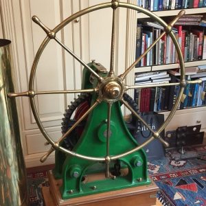 Zincir Kumandalı Buharlı Gemi Dümen Donanımı