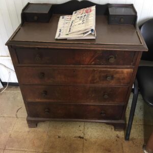 Masif Ceviz Ağacı El Yapımı Kamara Çalışma Masası