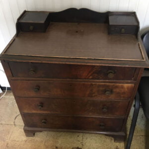 Masif Ceviz Ağacı El Yapımı Kamara Çalışma Masası