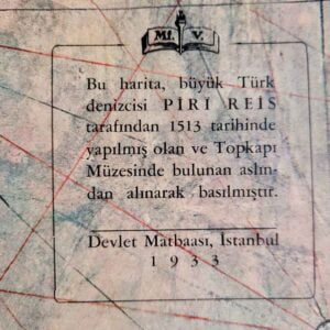 İlk Basım Piri Reis Haritası