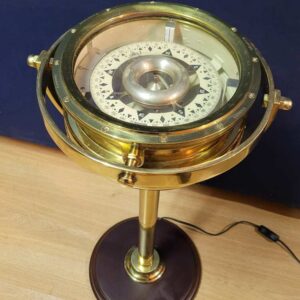 ALMAN LUDOLPH MANYETİK PUSULA TASINDAN KAHVE SEHPASI