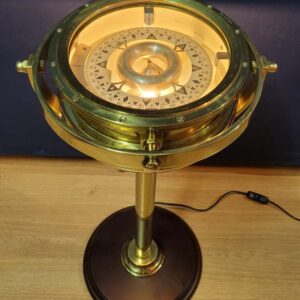 ALMAN LUDOLPH MANYETİK PUSULA TASINDAN KAHVE SEHPASI