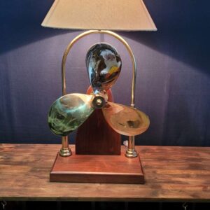 3 KANATLI PİRİNÇ PERVANEDEN ABAJUR