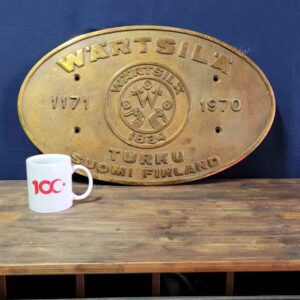 WARTSILA PİRİNÇ PLAKET