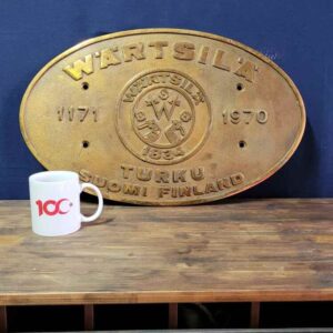 WARTSILA PİRİNÇ PLAKET