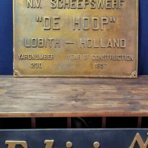 N.V. SHEEPSWERF TERSANESİ PLAKET