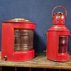 Likit Gaz ve Elektrik İle Çalışan 2 adet Galvaniz İskele Borda Feneri