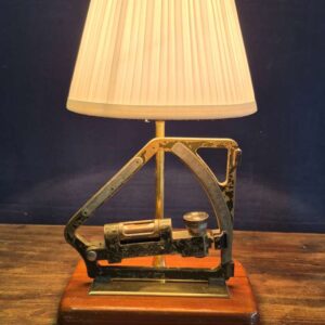 Orijinal Patinalı Milyem Cihazından Abajur