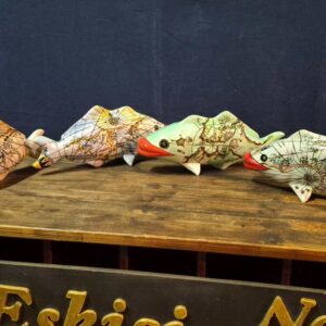 Piri Reis Haritalı ve Kadırga Motifli Çini Lüferler