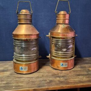 Mavi Deniz Türk Yapımı Bakır Gazlı Fener