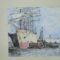 AMSTERDAM LİMANINDA GEMİLER